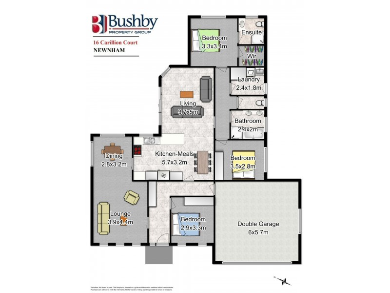 16 Carillion Court, Newnham TAS 7248 Floorplan