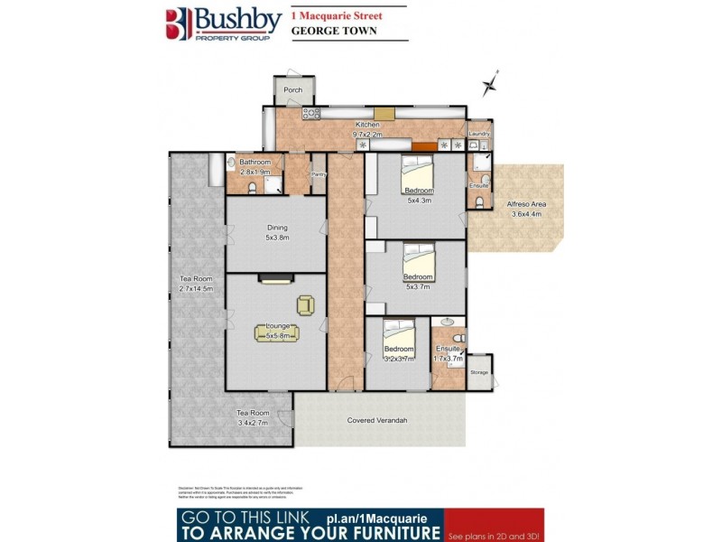 1 Macquarie Street, George Town TAS 7253 Floorplan