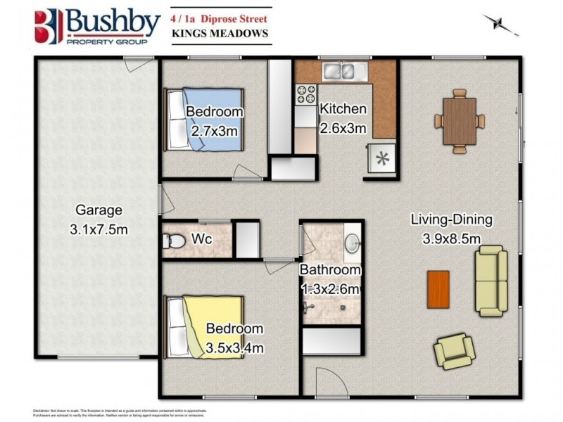 4/1a Diprose Street, Kings Meadows TAS 7249 Floorplan