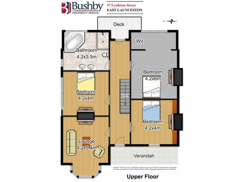 57 Lyttleton Street, East Launceston TAS 7250 Floorplan