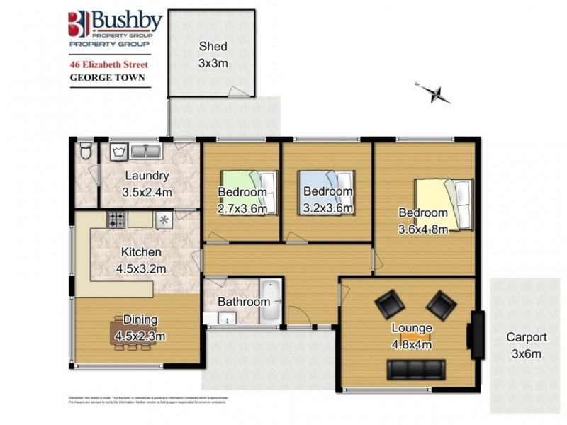 46 Elizabeth Street, George Town TAS 7253 Floorplan