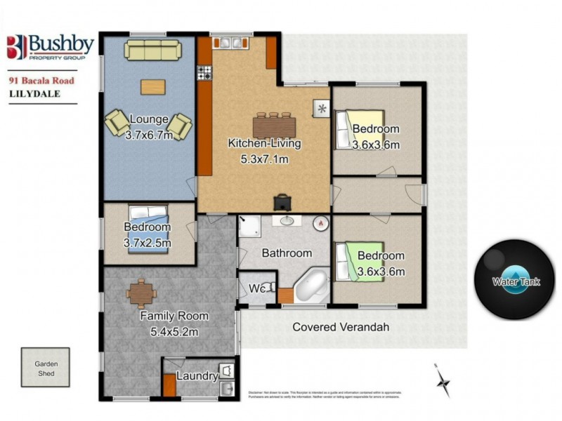 91 Bacala Road, Lilydale TAS 7268 Floorplan