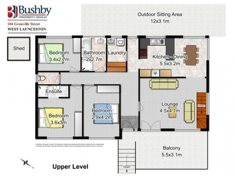 104 Granville Street, West Launceston TAS 7250 Floorplan