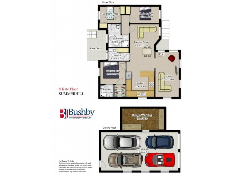 8 Kate Place, Summerhill TAS 7250 Floorplan