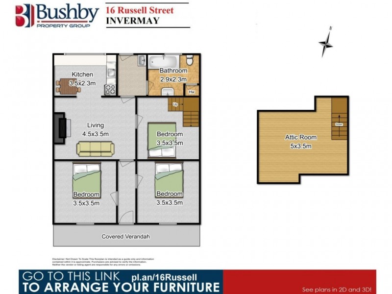 16 Russell Street, Invermay TAS 7248 Floorplan