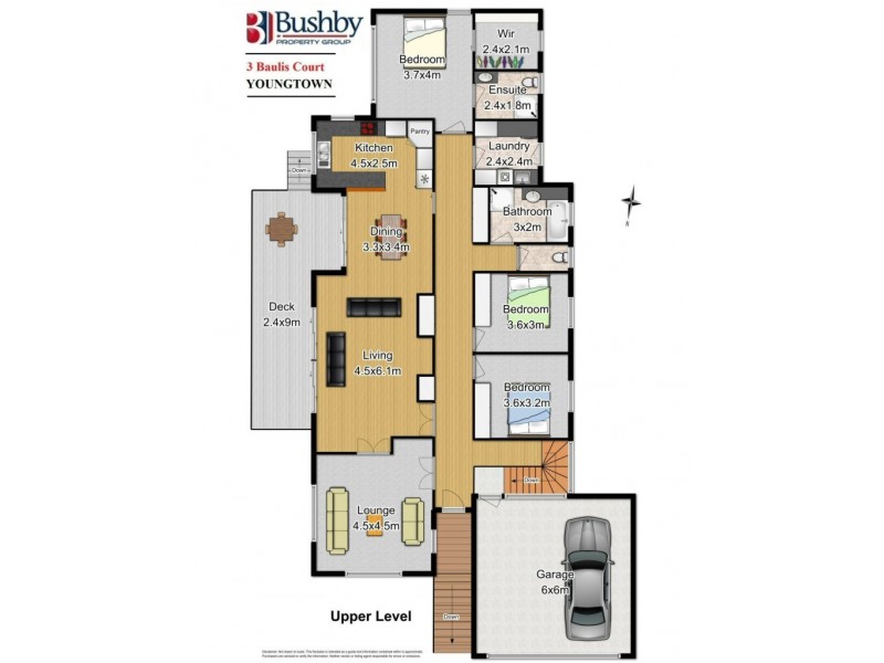 3 Baulis Court, Youngtown TAS 7249 Floorplan