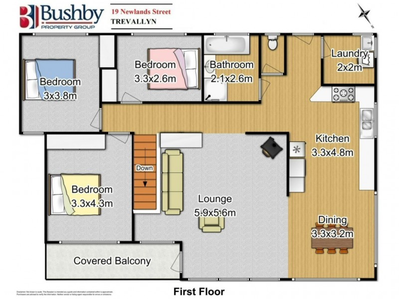 19 Newlands Street, Trevallyn TAS 7250 Floorplan