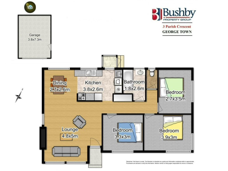 3 Parish Crescent, George Town TAS 7253 Floorplan
