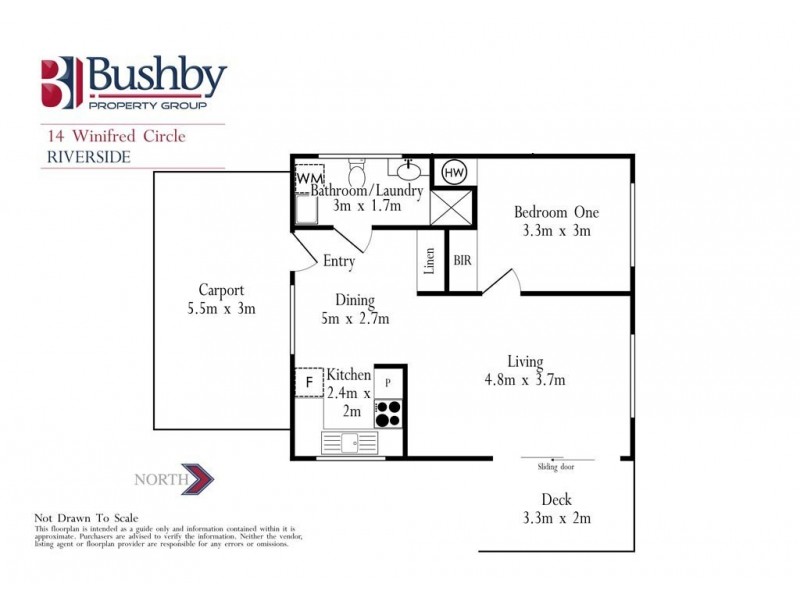 14 Winifred Circle, Riverside TAS 7250 Floorplan