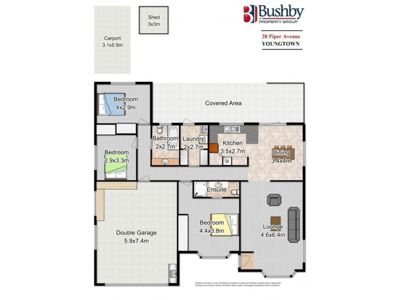 28 Piper Avenue, Youngtown TAS 7249 Floorplan
