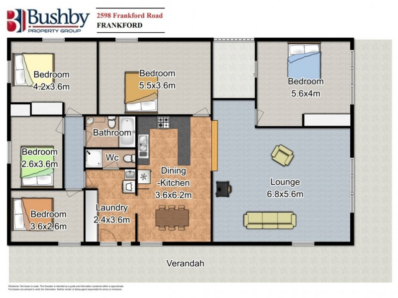 2598 Frankford Road, Frankford TAS 7275 Floorplan