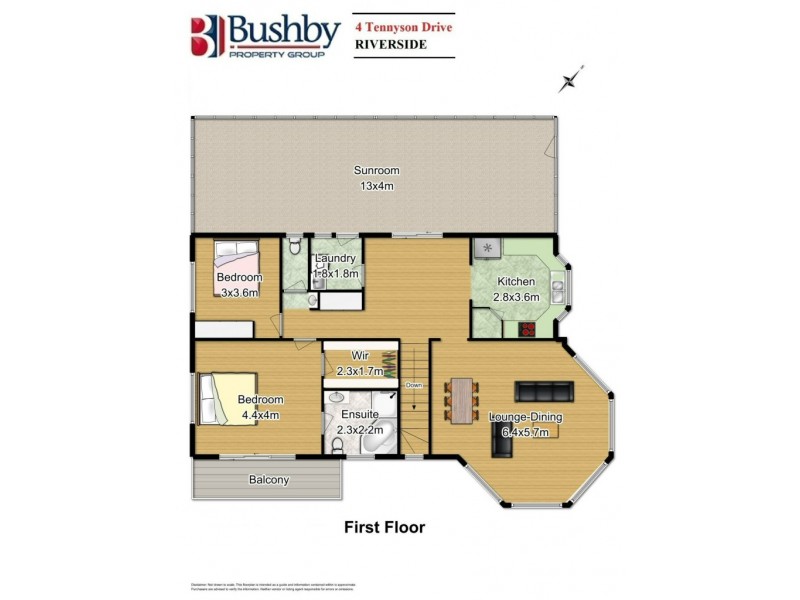 4 Tennyson Drive, Riverside TAS 7250 Floorplan