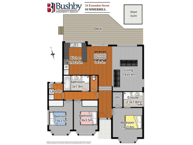 24 Essendon Street, Summerhill TAS 7250 Floorplan