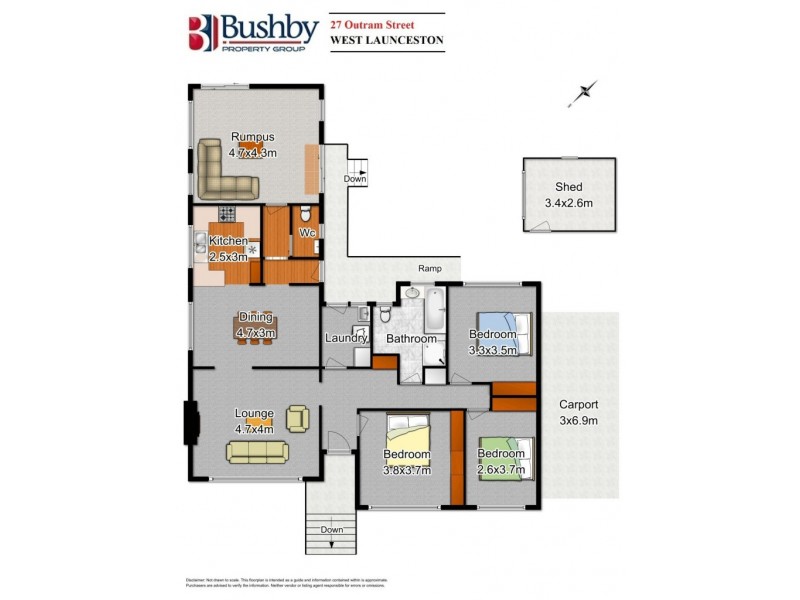 27 Outram Street, West Launceston TAS 7250 Floorplan