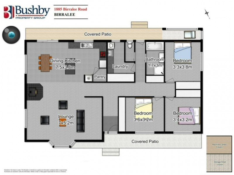 1885 Birralee Road, Birralee TAS 7303 Floorplan