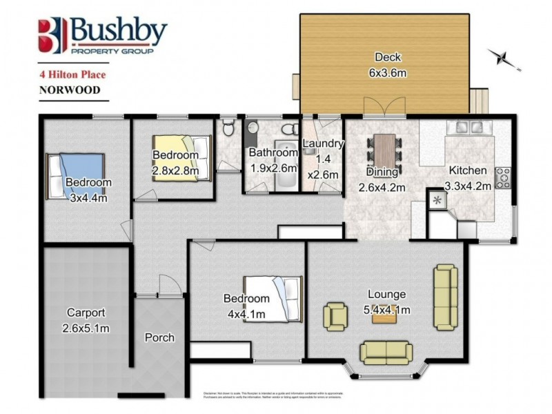 4 Hilton Place, Norwood TAS 7250 Floorplan