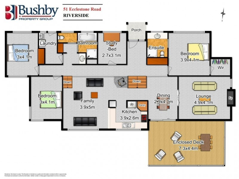51 Ecclestone Road, Riverside TAS 7250 Floorplan
