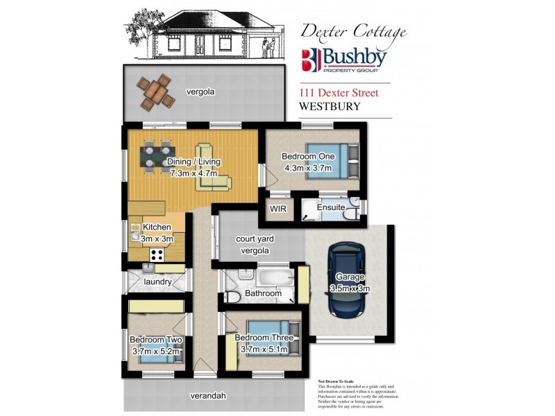 111 Dexter Street, Westbury TAS 7303 Floorplan