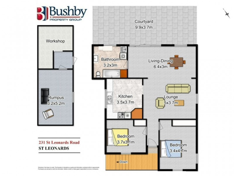231 St Leonards Road, St Leonards TAS 7250 Floorplan