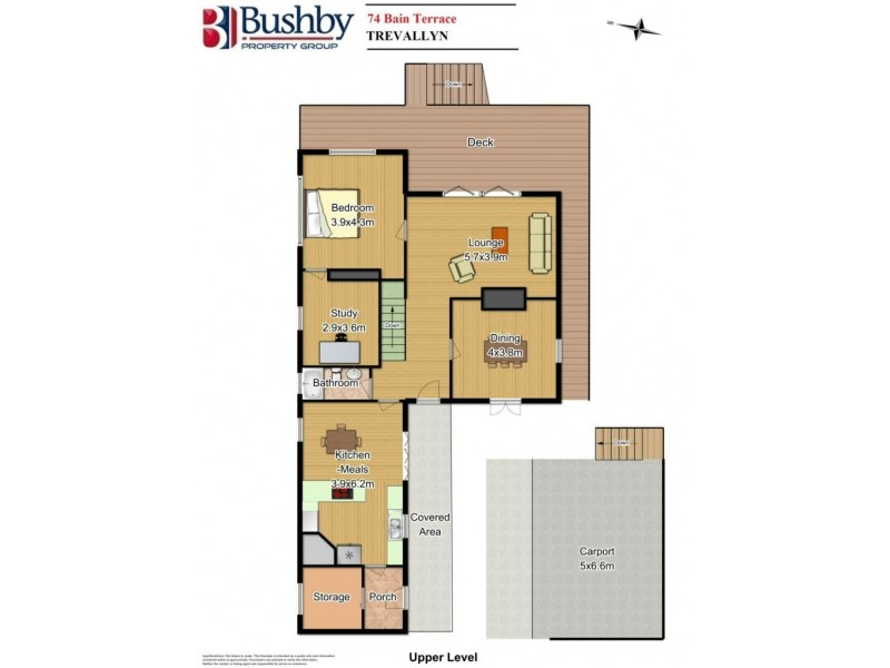 74 Bain Terrace, Trevallyn TAS 7250 Floorplan