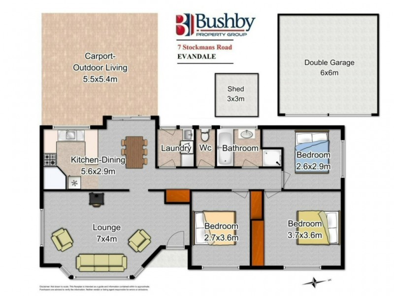 7 Stockmans Road, Evandale TAS 7212 Floorplan