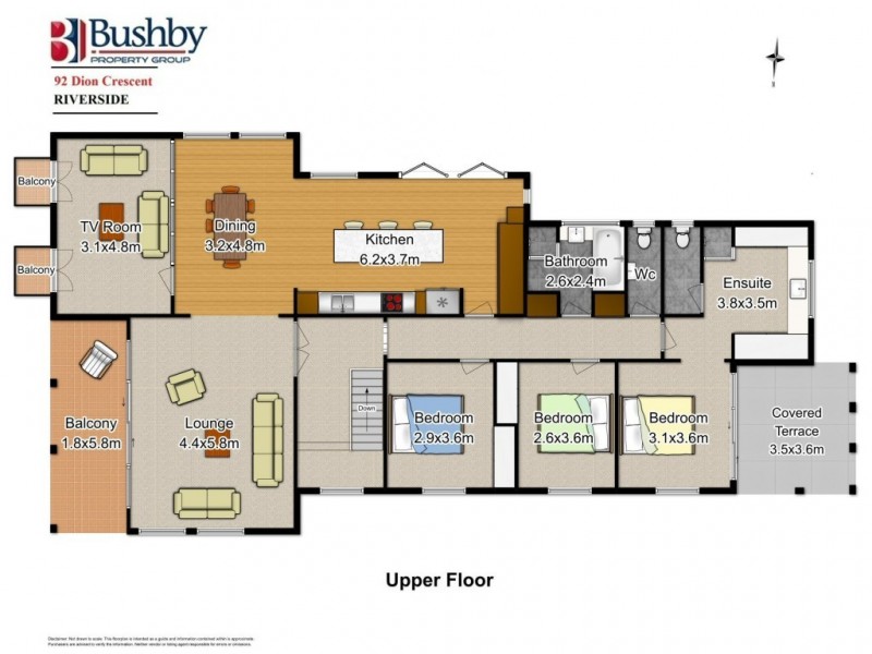 92 Dion Crescent, Riverside TAS 7250 Floorplan