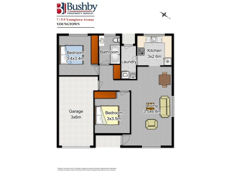 7/5-7 Youngtown Avenue, Youngtown TAS 7249 Floorplan