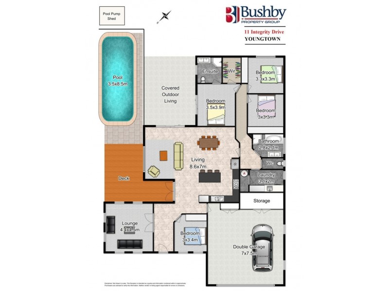 11 Integrity Drive, Youngtown TAS 7249 Floorplan