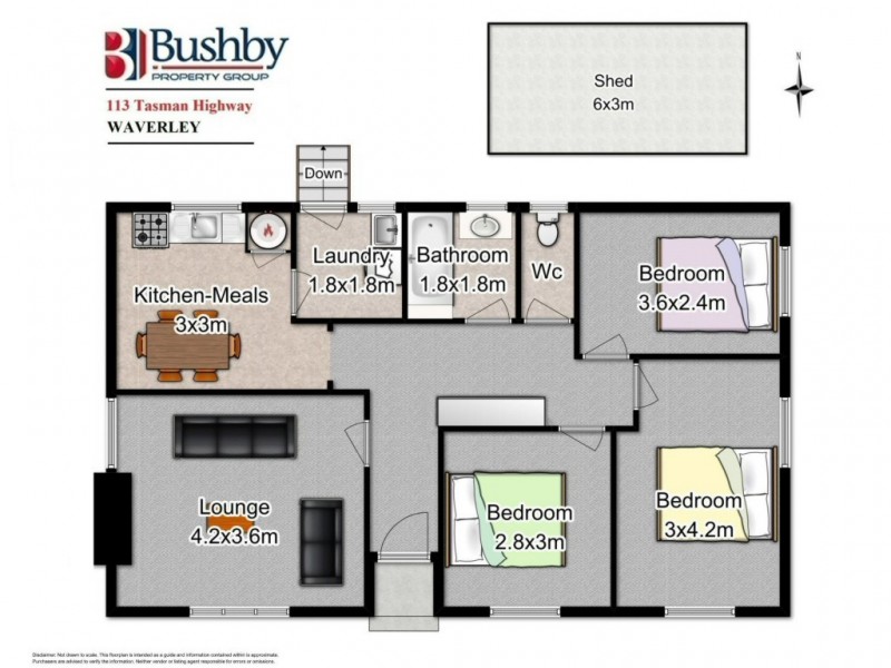113 Tasman Highway, Waverley TAS 7250 Floorplan