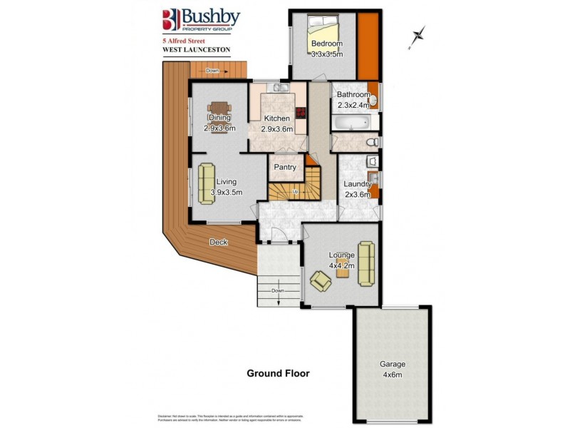 5 Alfred Street, West Launceston TAS 7250 Floorplan