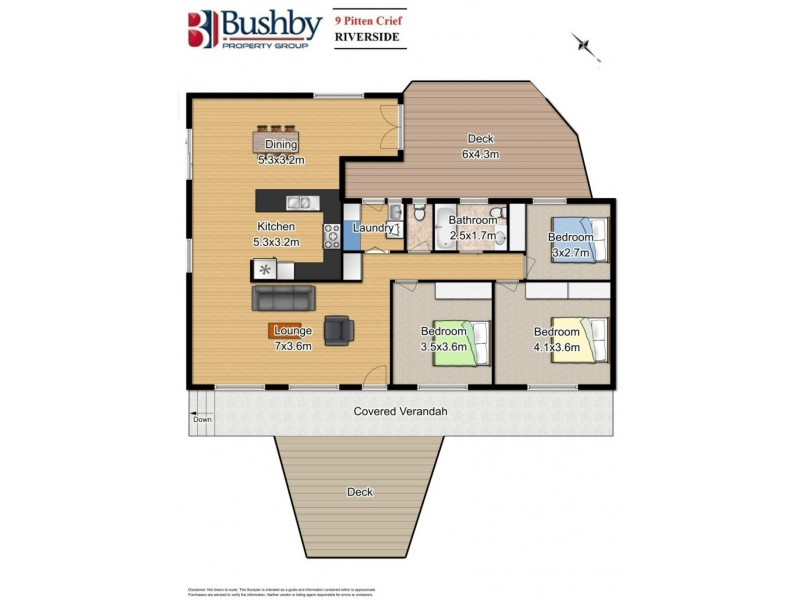 9 Pitten Crief, Riverside TAS 7250 Floorplan