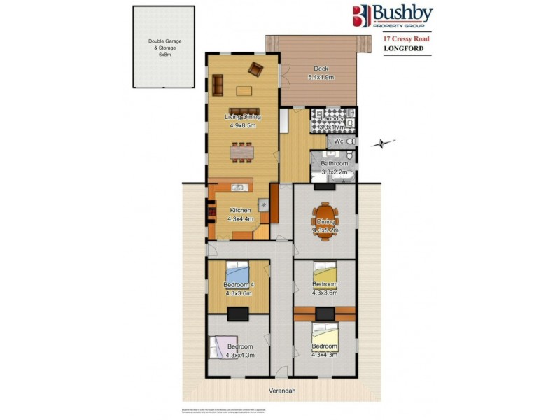 17 Cressy Road, Longford TAS 7301 Floorplan