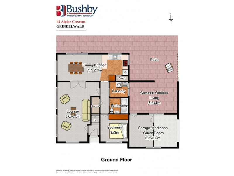 42 Alpine Crescent, Grindelwald TAS 7277 Floorplan