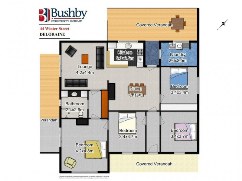 44 Winter Street, Deloraine TAS 7304 Floorplan