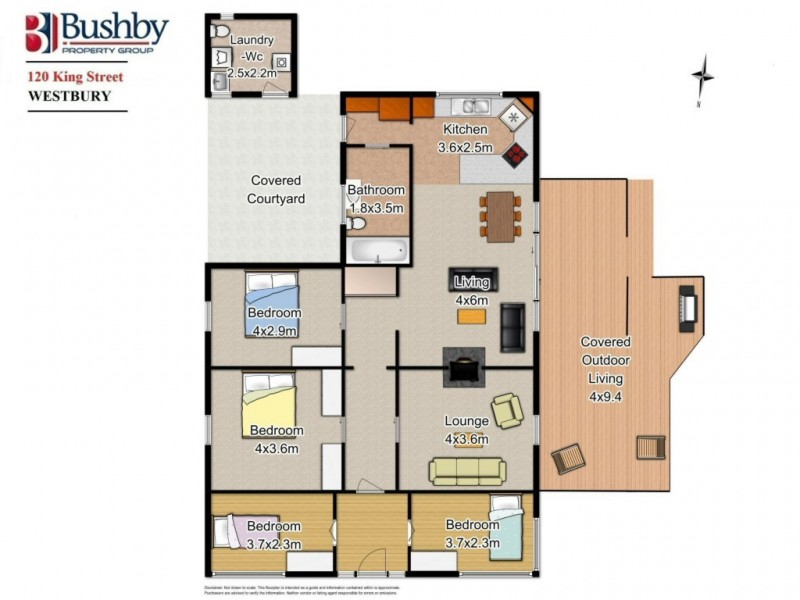 120 King Street, Westbury TAS 7303 Floorplan