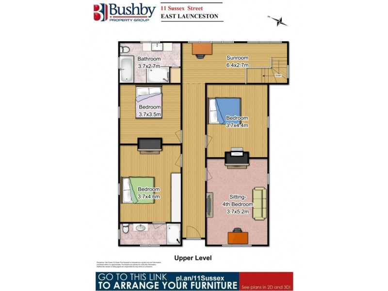 11 Sussex Street, East Launceston TAS 7250 Floorplan