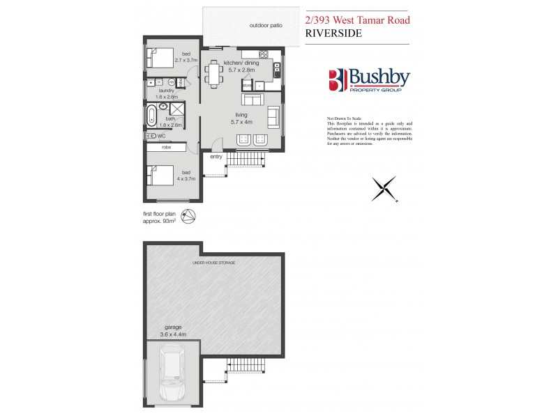 2/393 West Tamar Road, Riverside TAS 7250 Floorplan