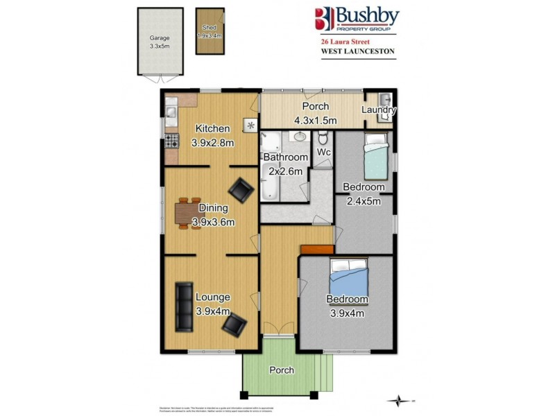 26 Laura Street, West Launceston TAS 7250 Floorplan