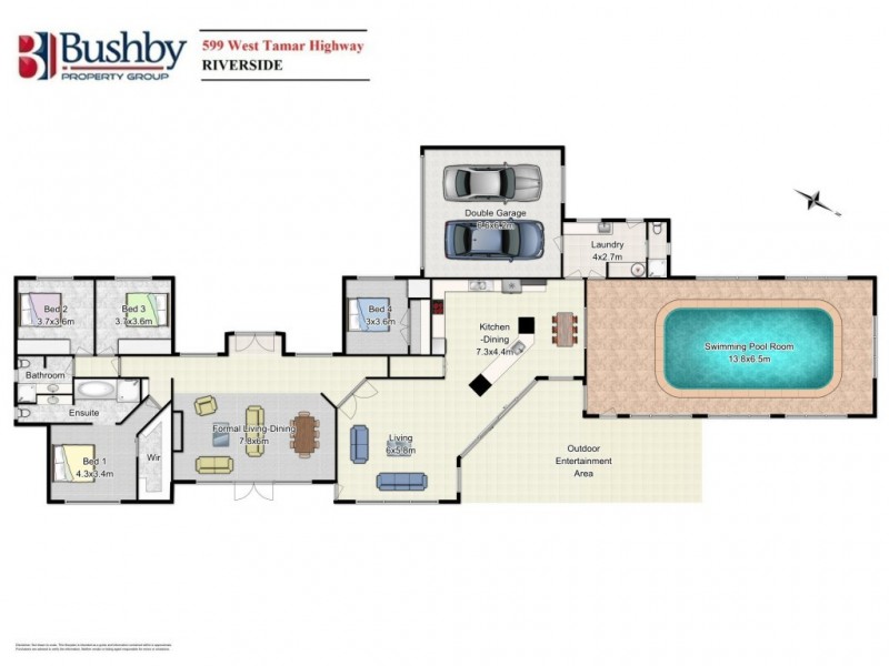 599 West Tamar Highway, Riverside TAS 7250 Floorplan
