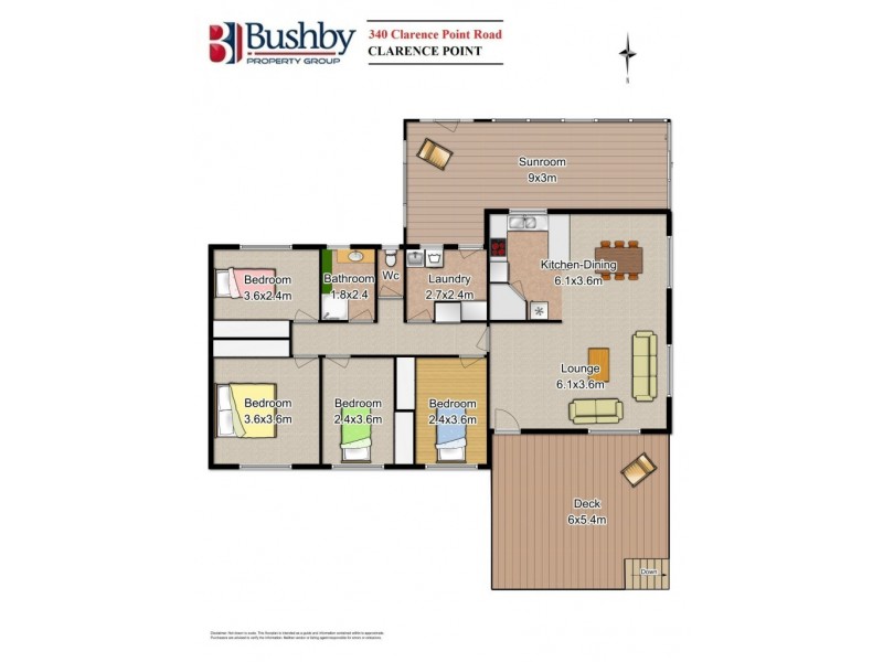 340 Clarence Point Road, Clarence Point TAS 7270 Floorplan