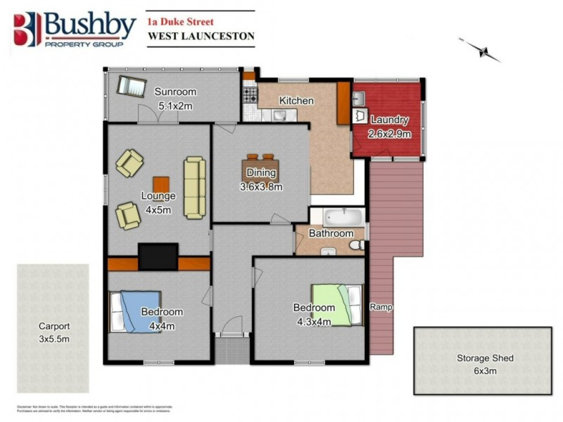 1A Duke Street, West Launceston TAS 7250 Floorplan