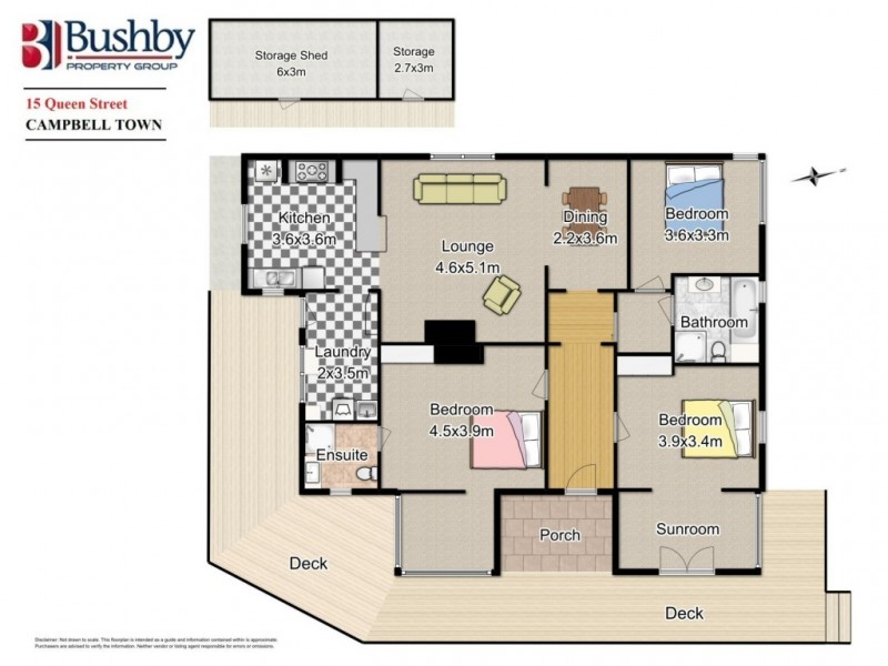 15 Queen Street, Campbell Town TAS 7210 Floorplan