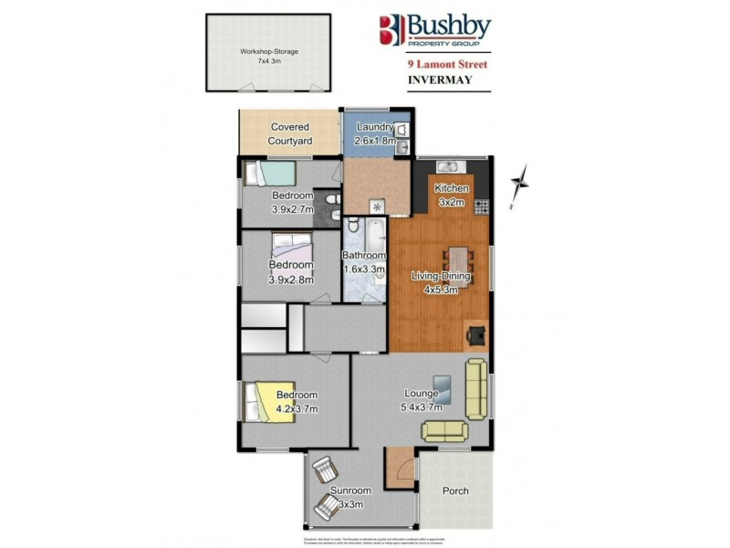 9 Lamont Street, Invermay TAS 7248 Floorplan