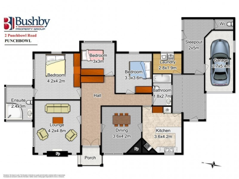 2 Punchbowl Road, Kings Meadows TAS 7249 Floorplan