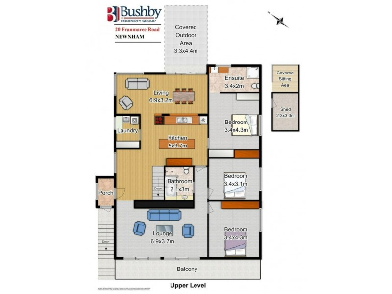 20 Franmaree Road, Newnham TAS 7248 Floorplan