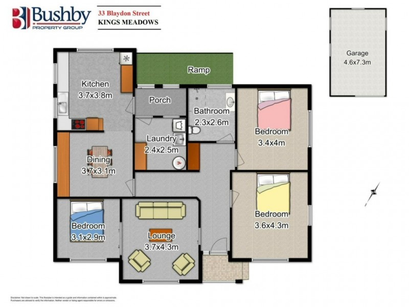 33 Blaydon Street, Kings Meadows TAS 7249 Floorplan