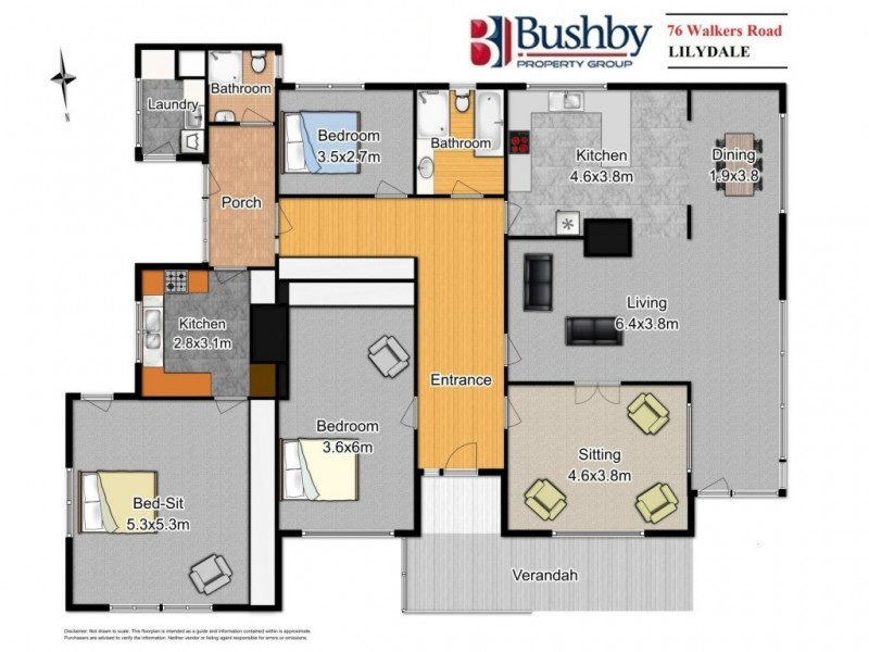 76 Walkers Road, Lilydale TAS 7268 Floorplan