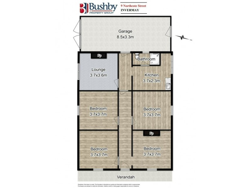 9 Northcote Street, Invermay TAS 7248 Floorplan
