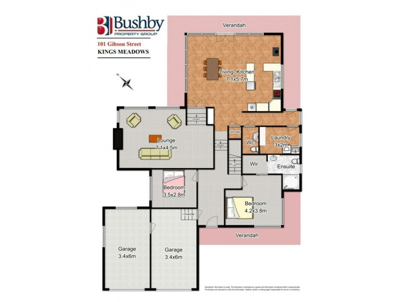 101 Gibson Street, Kings Meadows TAS 7249 Floorplan