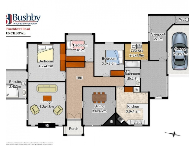 2 Punchbowl Road, Punchbowl TAS 7249 Floorplan